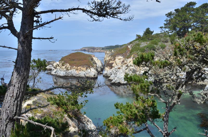 One of the coves at beautiful Point Lobos, Carmel, California. One of the coves at beautiful Point Lobos, Carmel, California