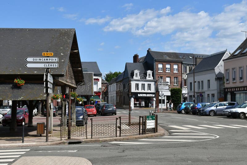 Buchy, France - June 23 2016 : City Center Editorial Stock Photo ...