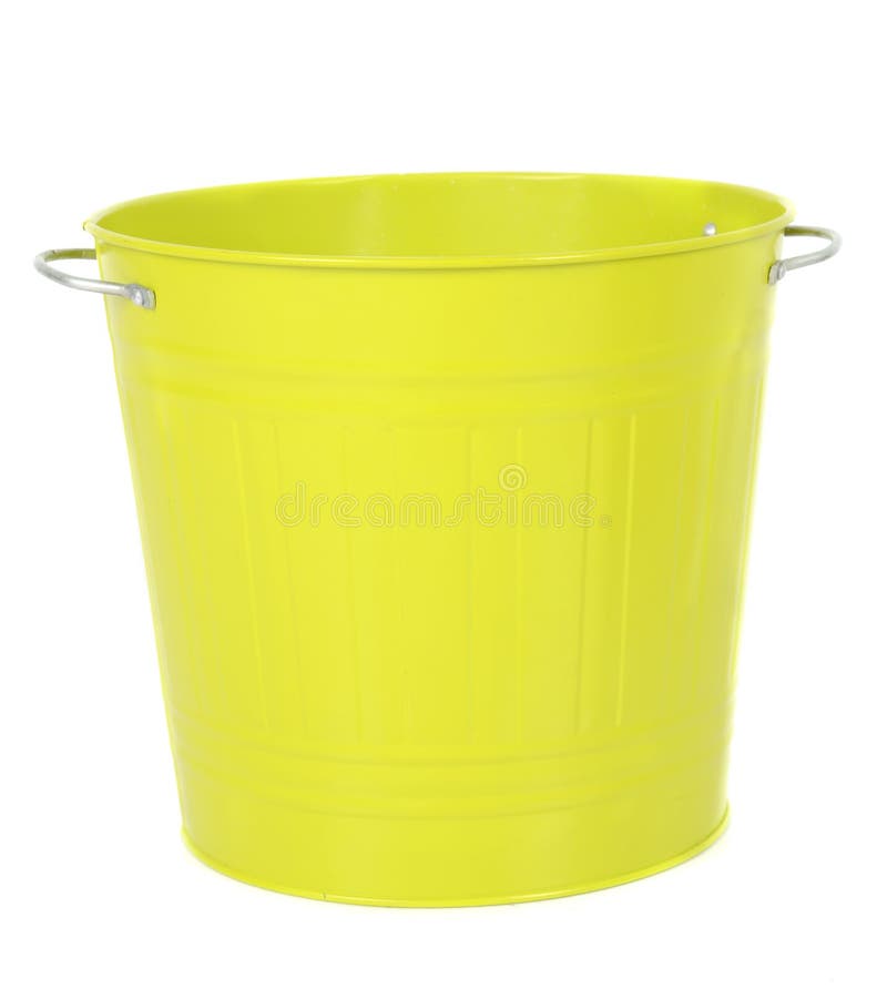 Metal bucket stock photo. Image of coated, bucket, recycle 16764380