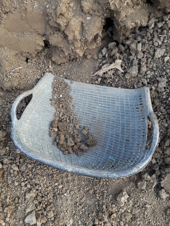 Bucket in construction side stock images