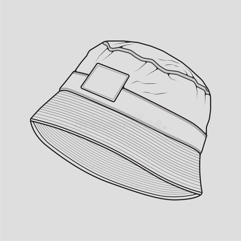 Bucket Hat Template Stock Illustrations – 661 Bucket Hat Template Stock ...