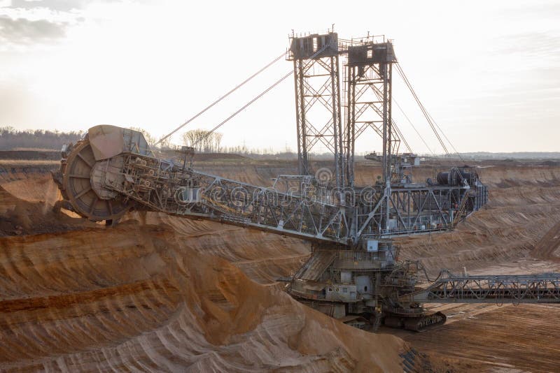 Bucket Wheel Excavator Mining Stock Photo Image 69027356