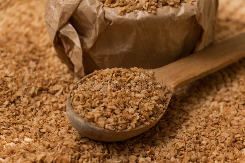 Buckwheat flakes stock image. Image of grain, flakes 66566501