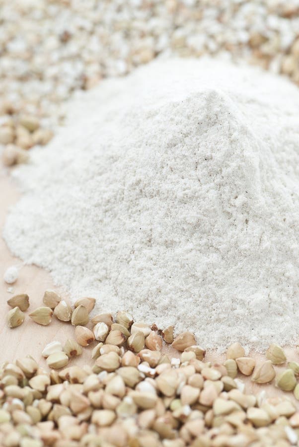 Buckwheat Flour stock image. Image of flour, vertical 23947521