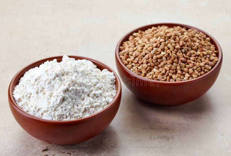 Buckwheat flour and buckwheat