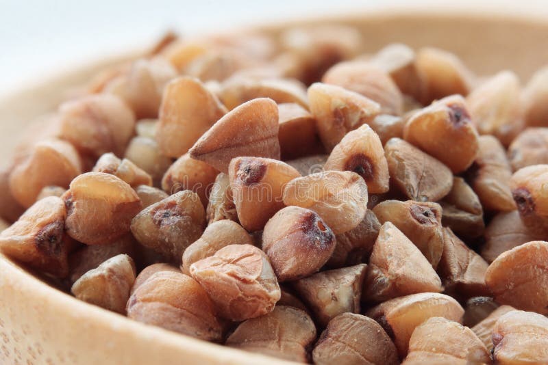 Buckwheat grain closeup stock photo. Image of cooking 50000842