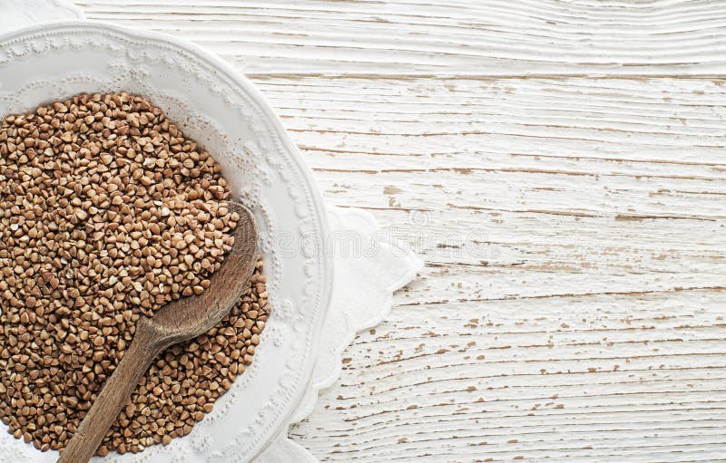 Dry Buckwheat Grains for Cooking Healthy Meal Stock Photo Image of ground, diet 260940164
