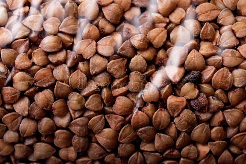 Buckwheat Groats Close Up, Background or Texture Stock Photo Image of