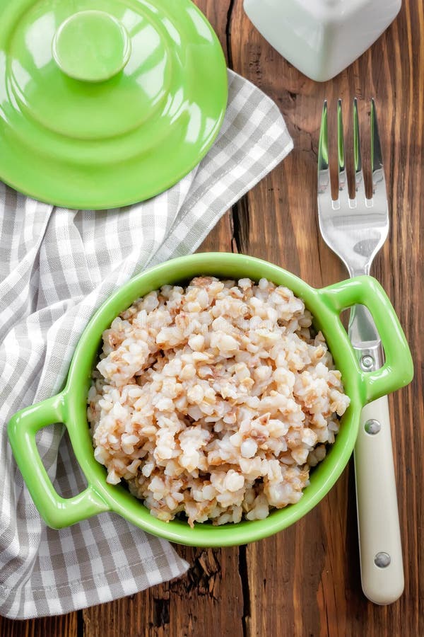 Buckwheat porridge stock image. Image of food, heap, harvest 36050309