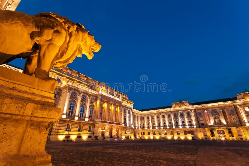 Buda Budapest grodowy historii muzeum zdjęcia stock