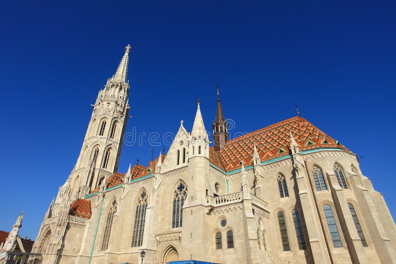 Buda Budapest grodowy kościelny Matthias obraz stock