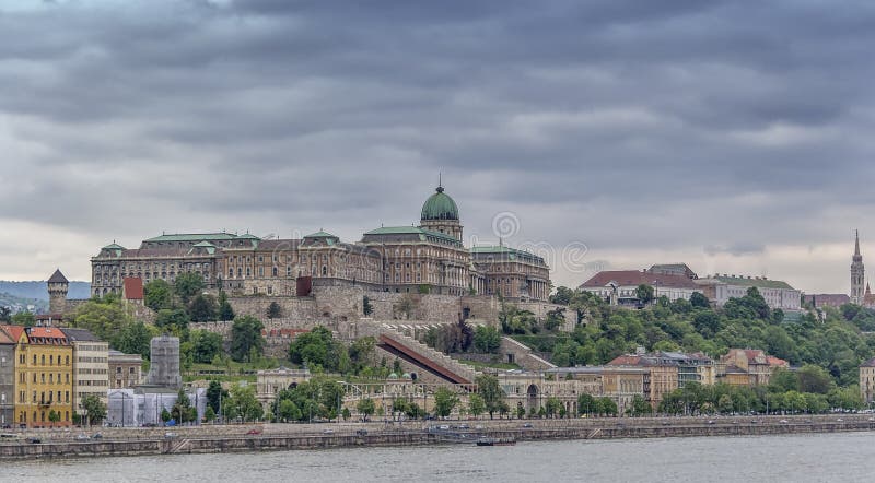 Buda Castle,the royal palace in Budapest royalty free stock images Buda Castle,the royal palace in Budapest royalty free stock images