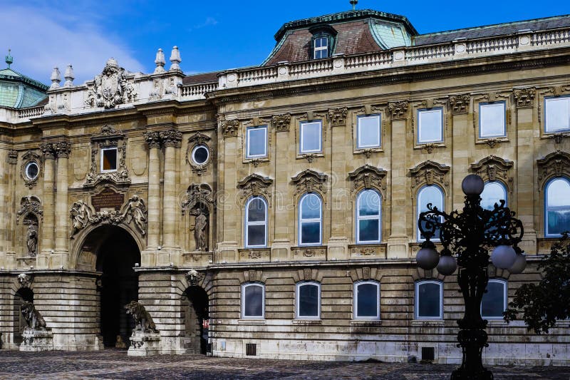 Buda Kasztel fotografia stock