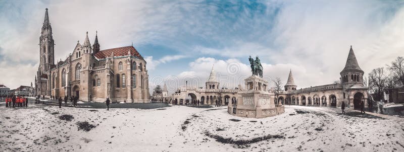 Budapest, Hongrie Panorama de partie historique de ville photo libre de droits Budapest, Hongrie Panorama de partie historique de ville photo libre de droits