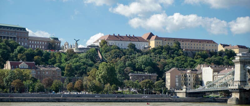 BUDAPEST, HUNGARY/EUROPE - SEPTEMBER 21 : View towards the Castle area of Budapest Hungary on September 21, 2014