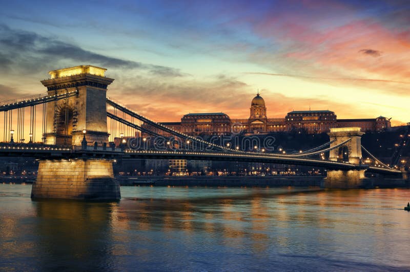 Budapest at night