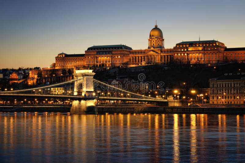 Budapest at night