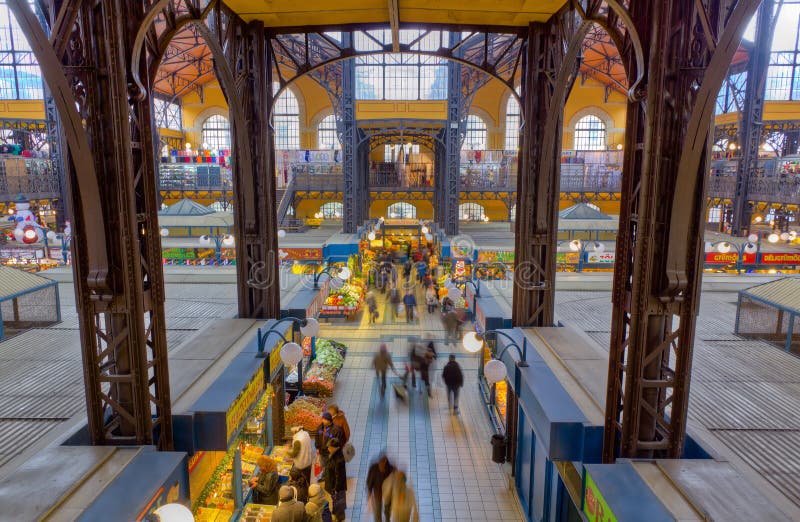 Budapest's Great Market Hall, Hungary