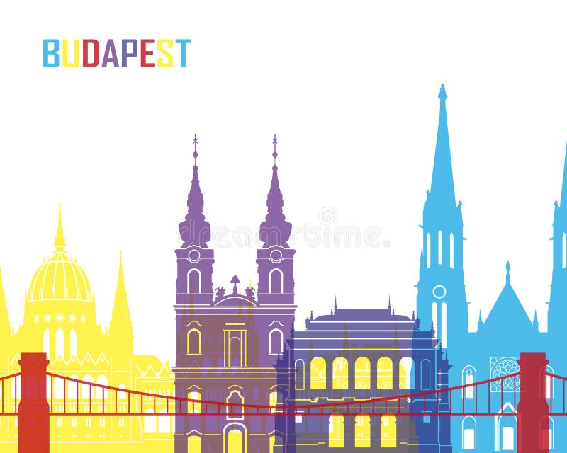 Budapest skyline pop