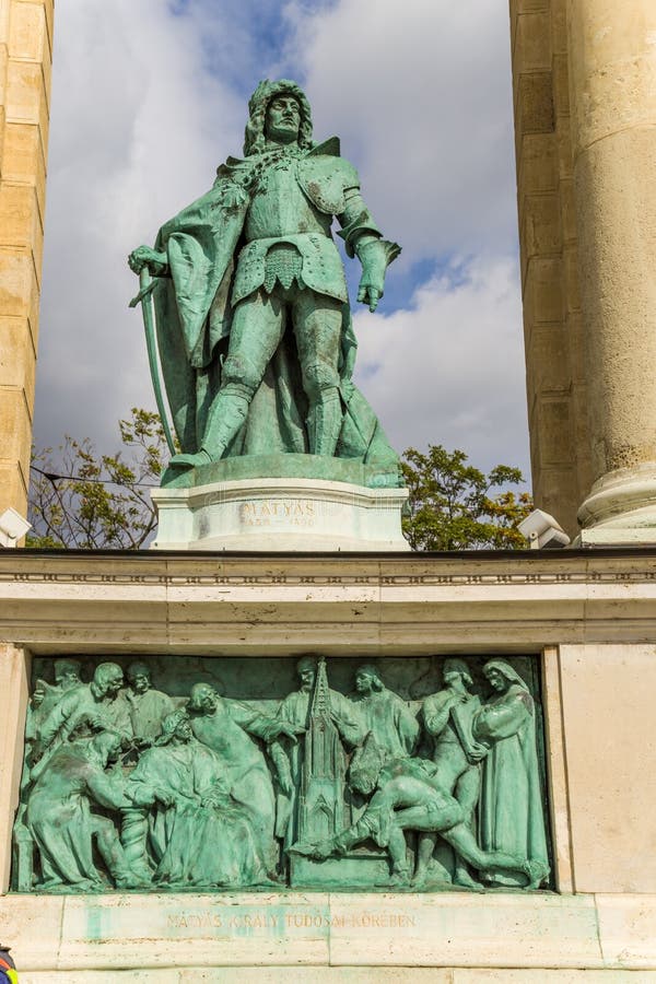 Budapest. Élément du monument millénaire photo stock Budapest. Élément du monument millénaire photo stock