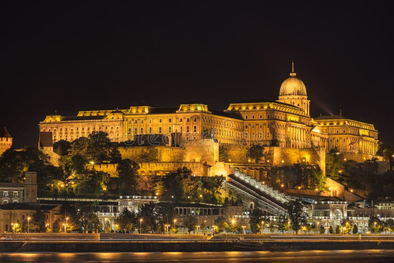 Budapeszt pomieszczenia do zamku obraz stock