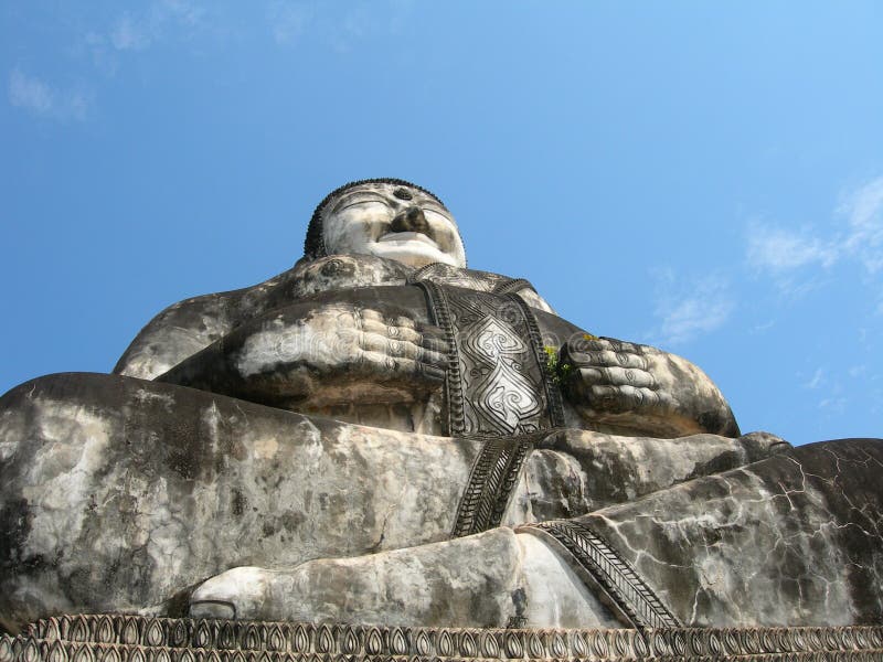 Massive statue in the Buddha Park, Nong Khai, Thailand