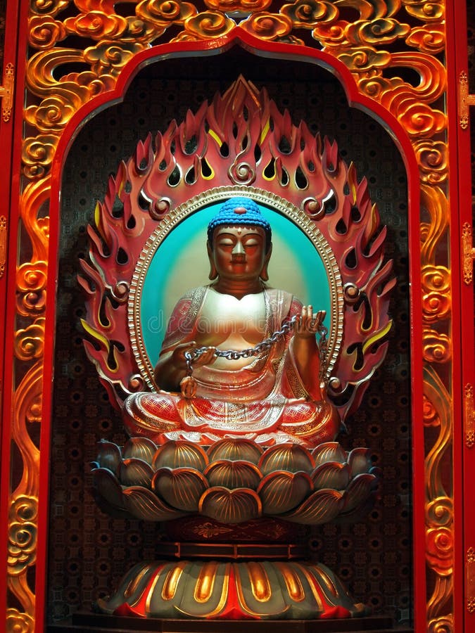 Buddha in chinese temple