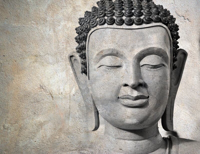 Buddha face makes of wax