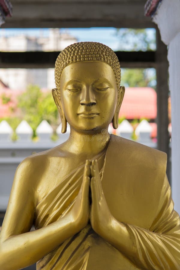 Buddha golden statue, fat buddha