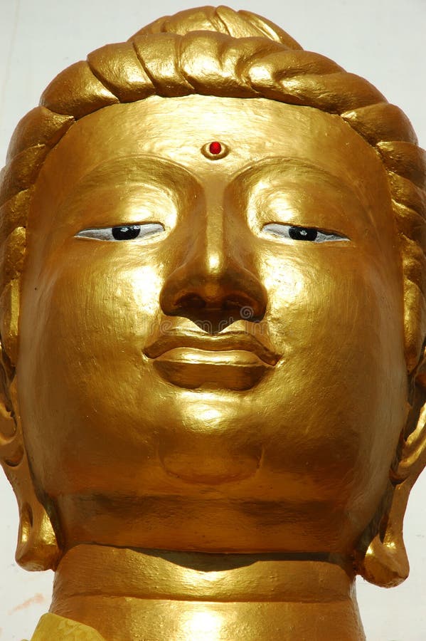 Buddha Head stock photo. Image of golden, buddhas, yellow 1248130