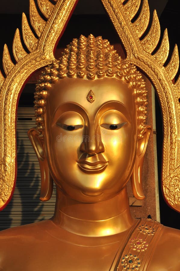 Buddha Head Brass Aura