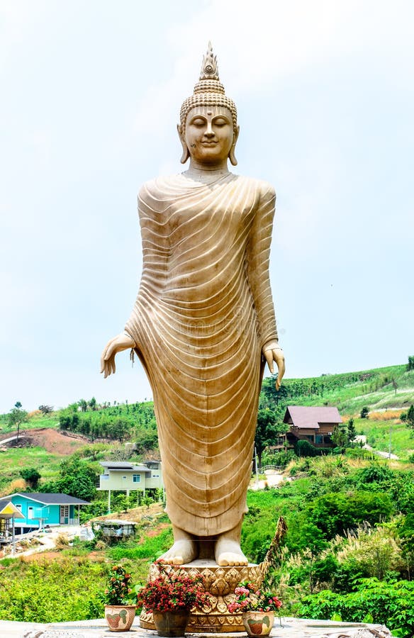 Buddha image at Wat Phra That Pha Kaew at Phetchabun Thailand