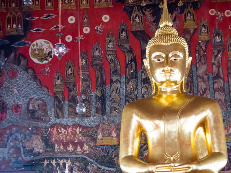Buddha Meditation in Wat Saket Temple Art of the Sukhothai Period, 700 ...