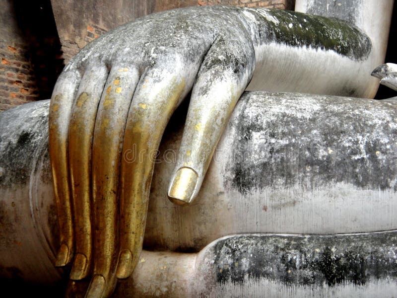 Buddha s hand stock image. Image of temple, hand, head 217375043