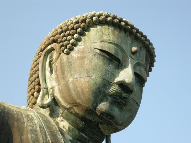 Buddha s Head stock image. Image of japanese, japan, head 17486909