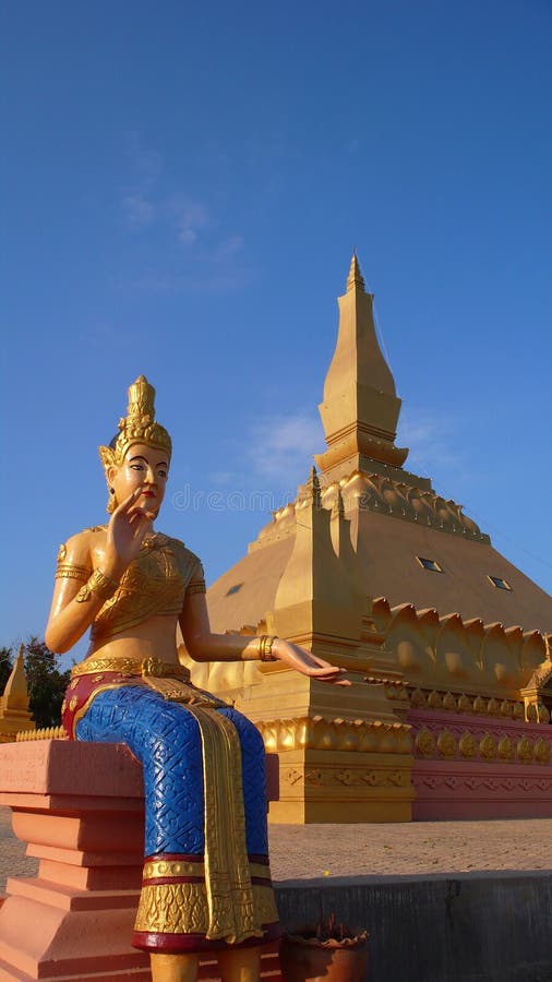 Buddha Sculpture in the Laos