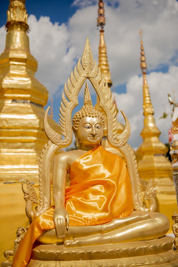 Buddha Sculpture in Thailand Temple Stock Photo Image of background, detail 48148366
