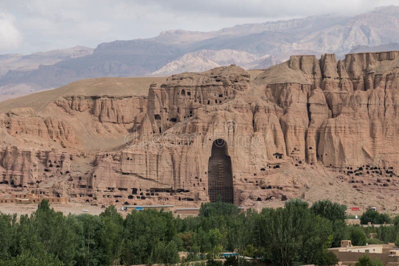 BuddhaStatue Bamyan Afghanistan Redaktionelles Stockfotografie