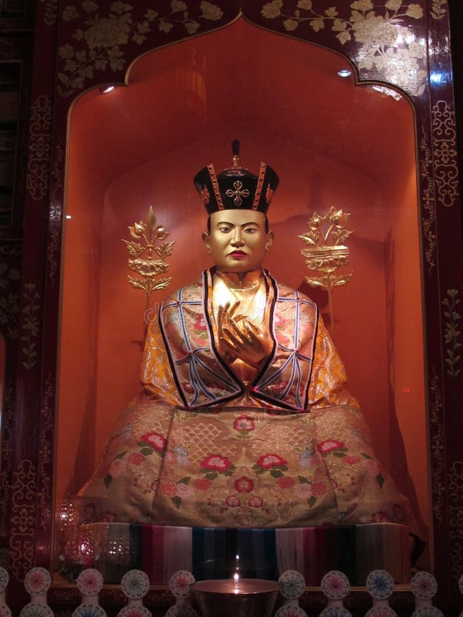Buddha statue, Karma Triyana Dharmachakra Tibetan Buddhist Monastery royalty free stock image