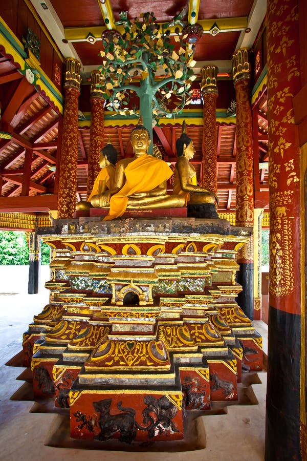 A Buddha statue in Lampang of Thailand2