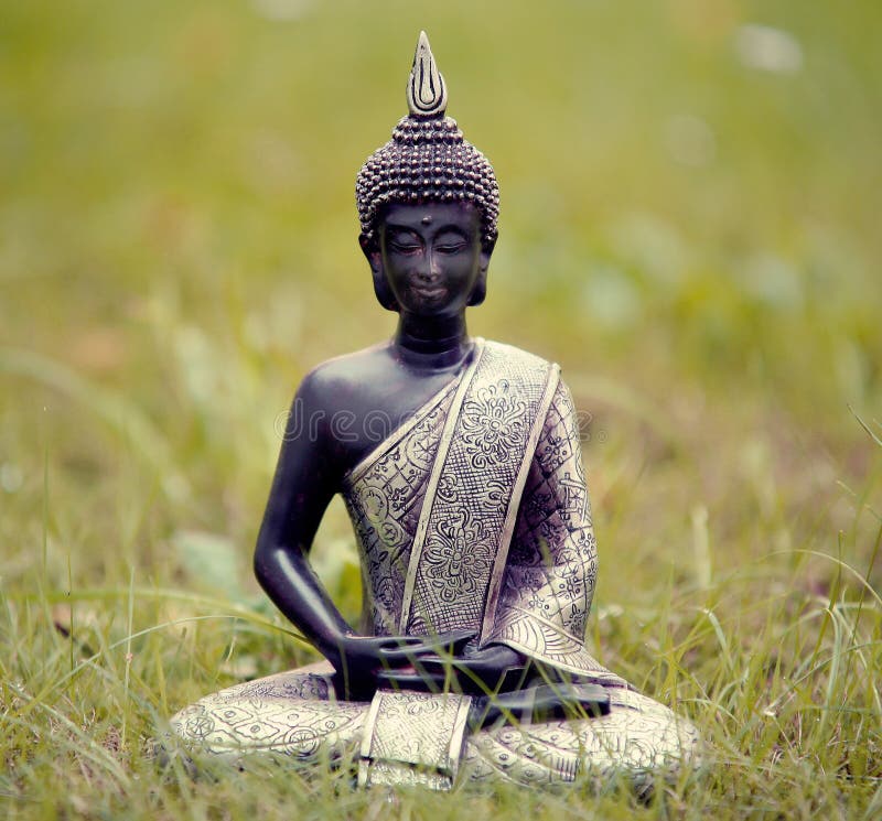 Statue lotus stock image. Image of buddha, peaceful, sculpture - 43906861