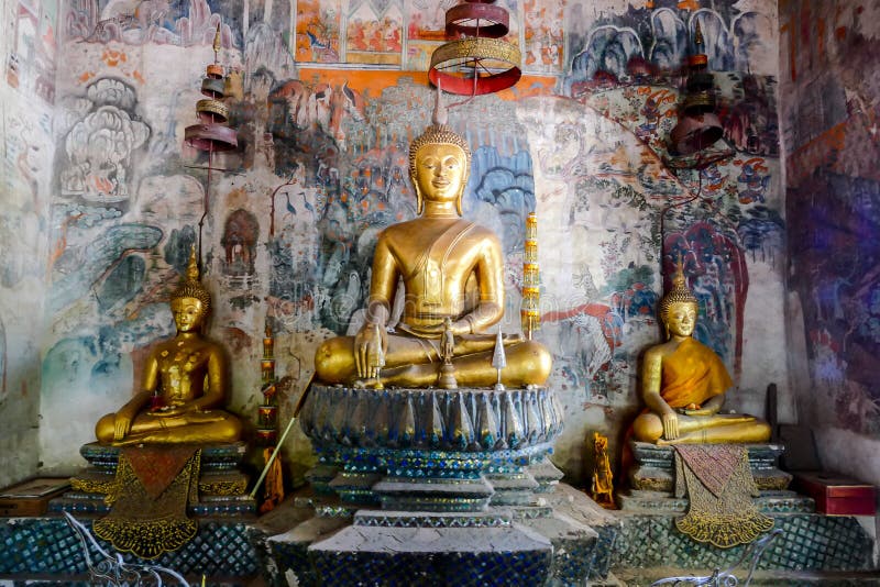 Buddha statue in thailand stock image. Image of architecture - 158808959
