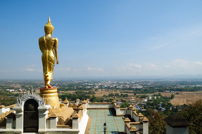 Buddha Wat Phra That Khao Noi, Thailand