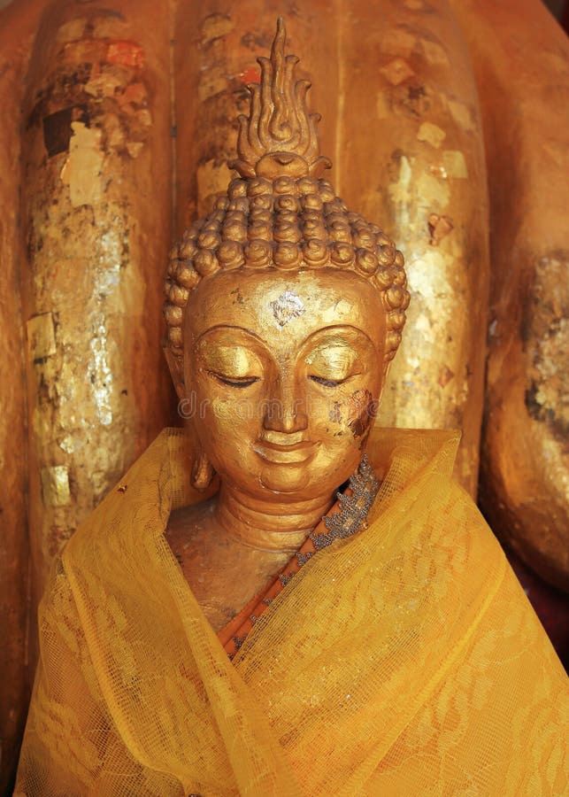 Buddhastatyskulptur royaltyfria foton Buddhastatyskulptur royaltyfria foton