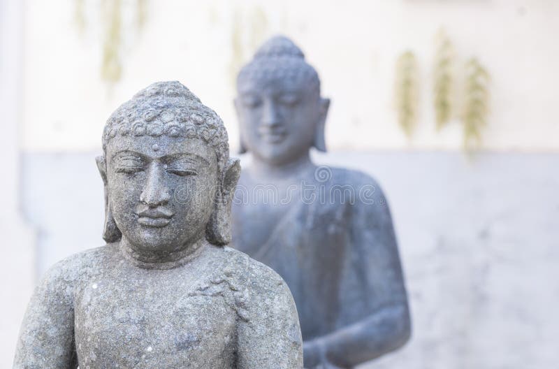 Buddha statue sculptures of buddhism culture, close-up