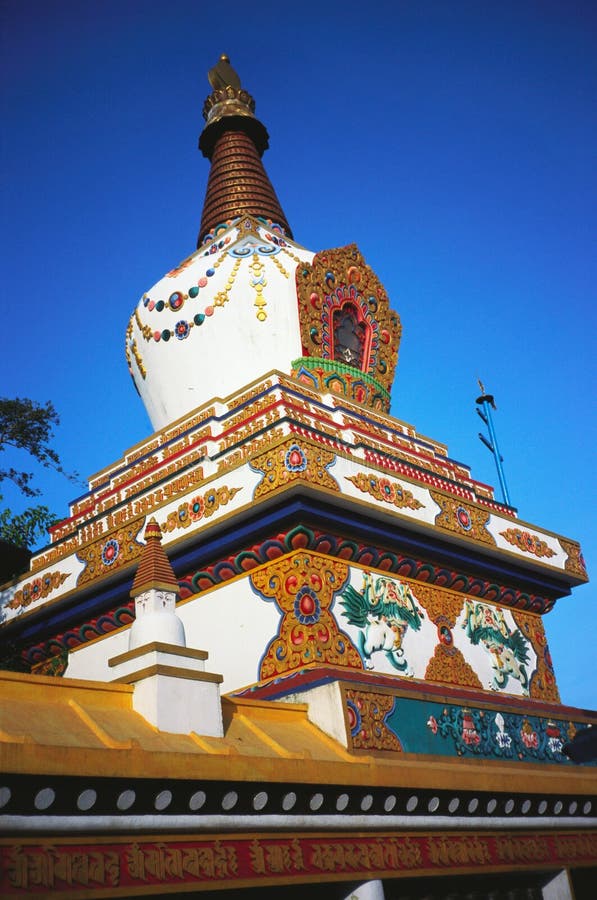 Buddhist Boudhanath lub Bodhnath stupa Katmandu Nepal zdjęcia royalty free