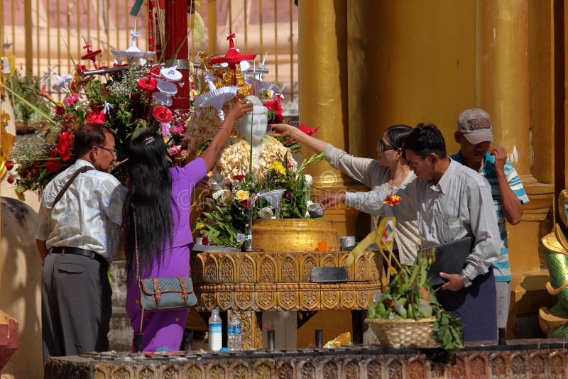Buddhist Ceremony and Prayer for Buddha Editorial Photo Image of faithful, buddhist 65098016