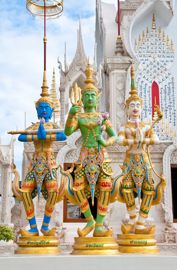 Buddhist church in the temple