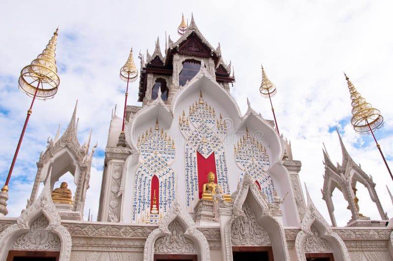 Buddhist church in the temple