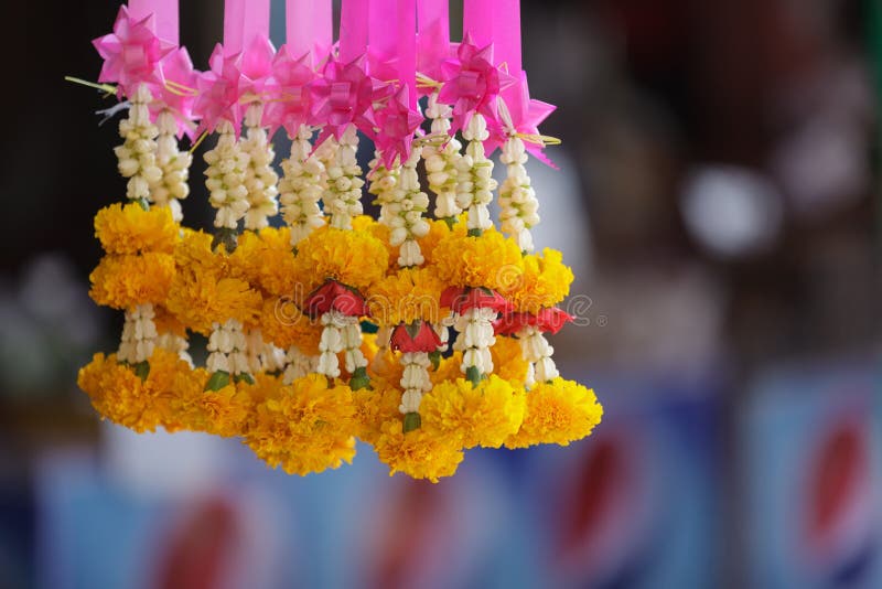 Buddhist flowers offering stock photo. Image of decoration 28438486